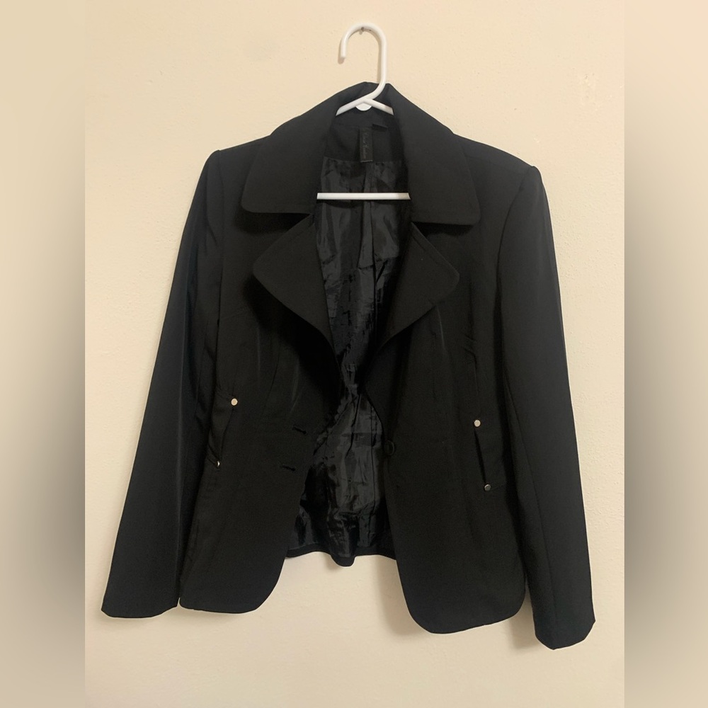 Women’s Black Lined Blazer